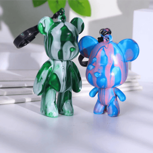 DIY Teddy Bear Keychain Paint Kit