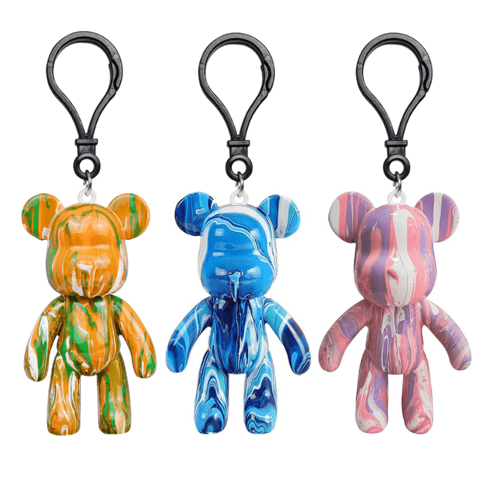 DIY Teddy Bear Keychain Paint Kit