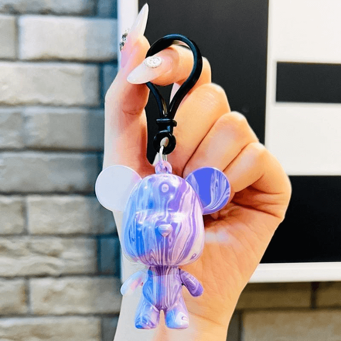 DIY Teddy Bear Keychain Paint Kit