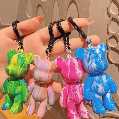 DIY Teddy Bear Keychain Paint Kit